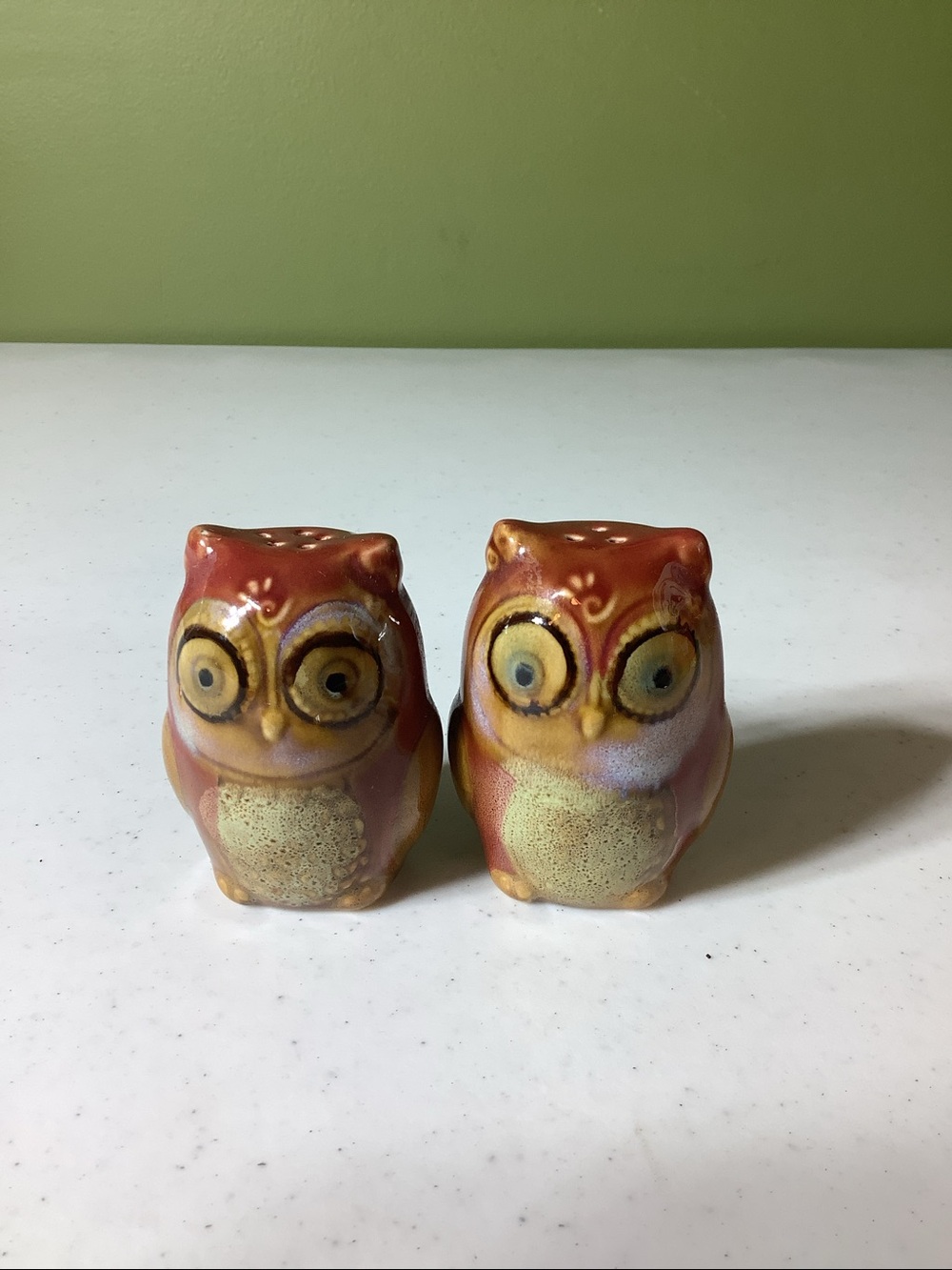 Owls salt and pepper shaker set